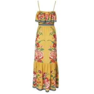 Floral Maxi Ruffle Dress